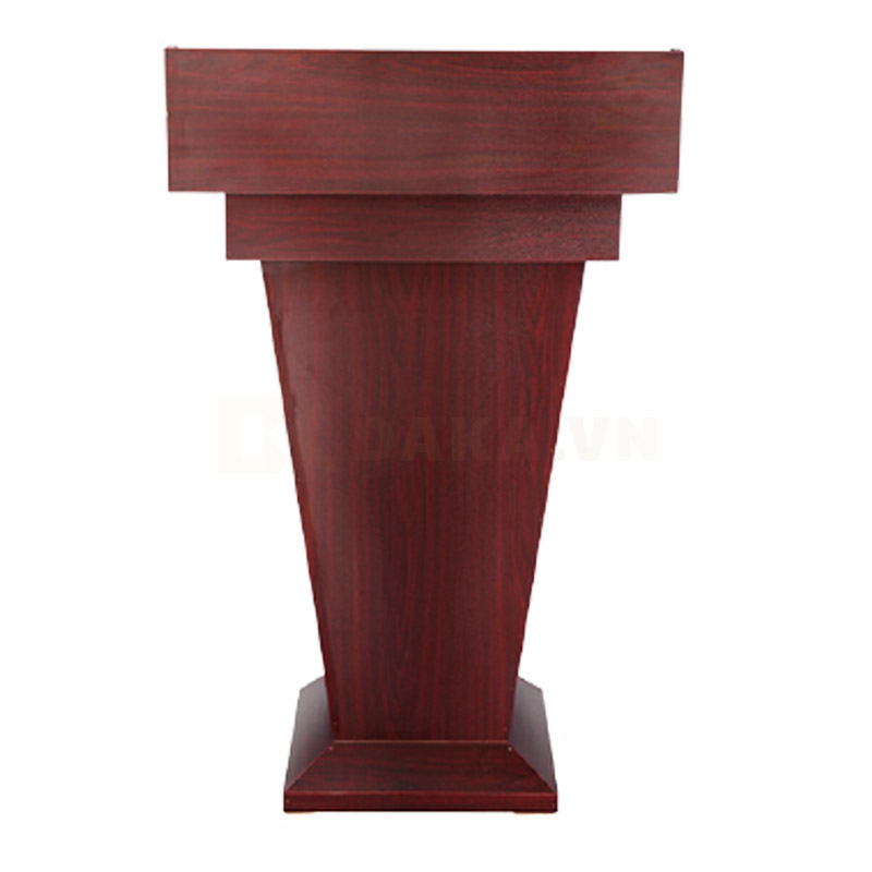 Bục phát biểu gỗ công nghiệp giá rẻ gỗ đỏ PB5201 hinh1