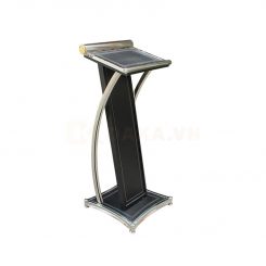 Bục phát biểu inox giá rẻ bọc da PB5218 hinh1